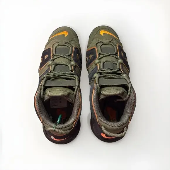 NIKE AIR MORE UPTEMPO '96 ,,CARGO KHAKI/ Black-Pecan'' SIZE US 9.5 (DX2669 300)